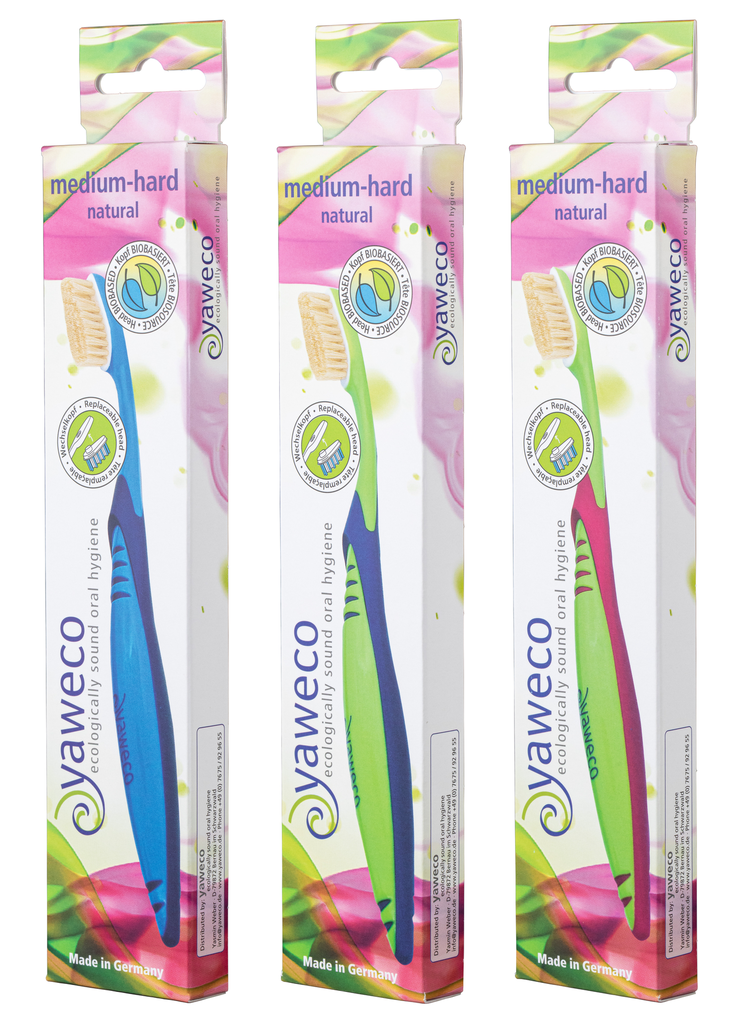 Nature medium/hard toothbrush - 1pc