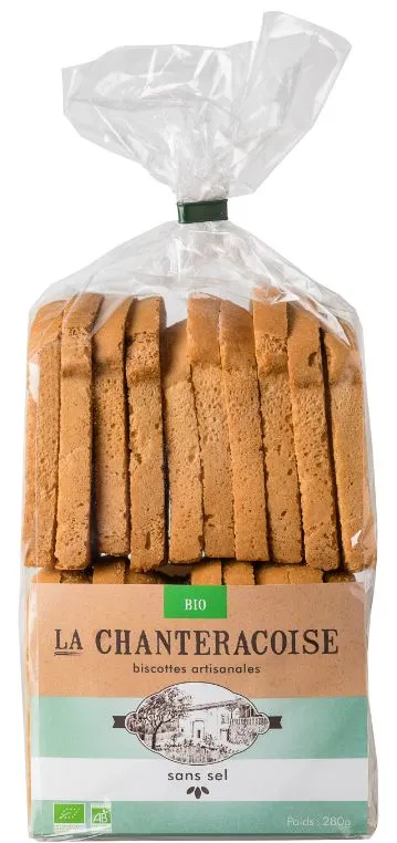 Biscottes sans sel - 280gr