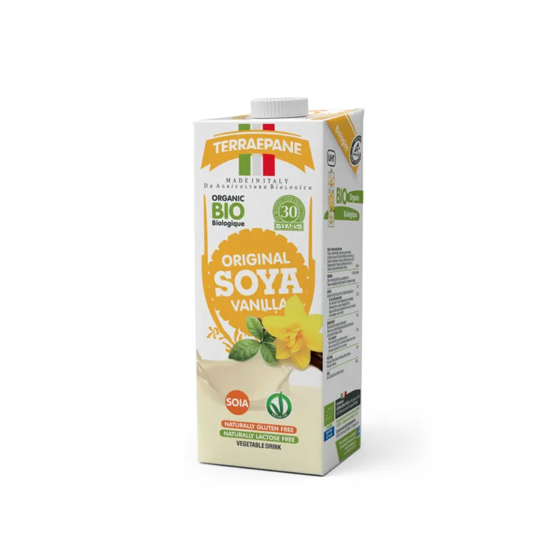 Vanille sojamelk 7,5% (Italiaanse soja) - 1L