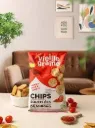 Puffed chips van sorghum met gerookte paprika en tomaat - 60 g