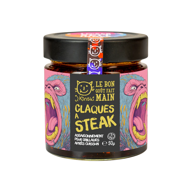 1+1 offert - Claque à steak (assaisonnement pour grillades) - 160 g