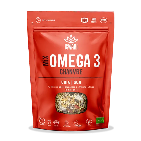 Mix Omega 3 Hennep Chia Goji - 200 g