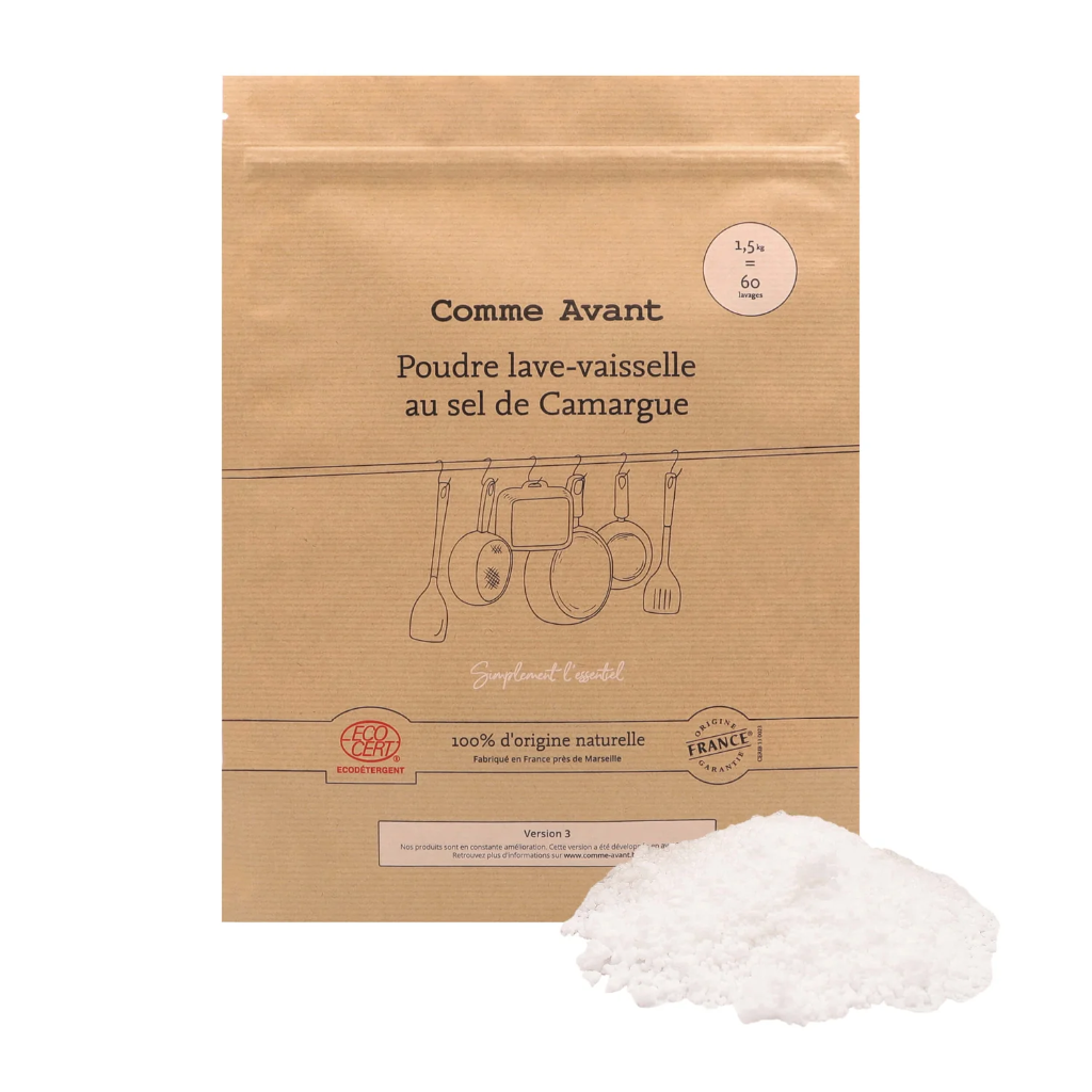 Poudre lave vaisselle au sel de Camargue - 1,5kg