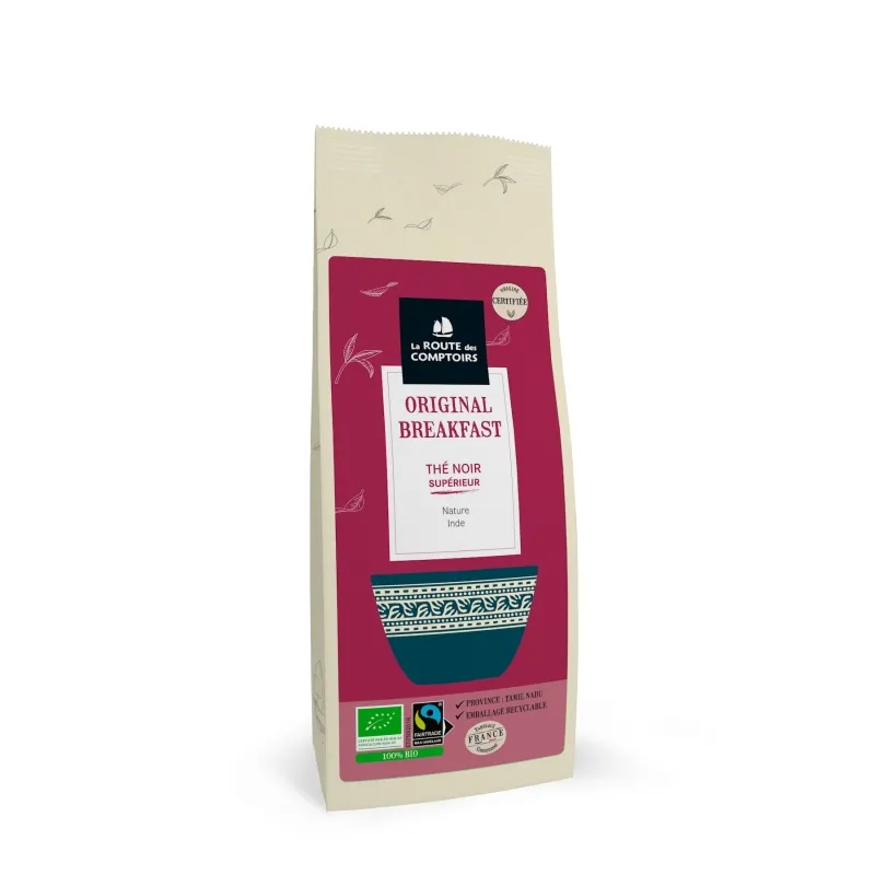 Thés noirs original breakfast (Inde) - sachet 100 g