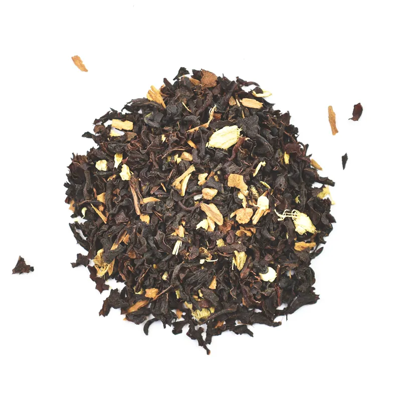 THÉS NOIRS AUX ÉPICES - TCHAÏ INDIEN - Généreux copeaux d'épices sac 1 kg