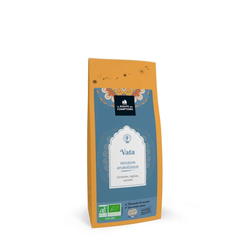 COLLECTION DOSHAS - VATA - Coriandre. réglisse. cannelle sachet 80 g