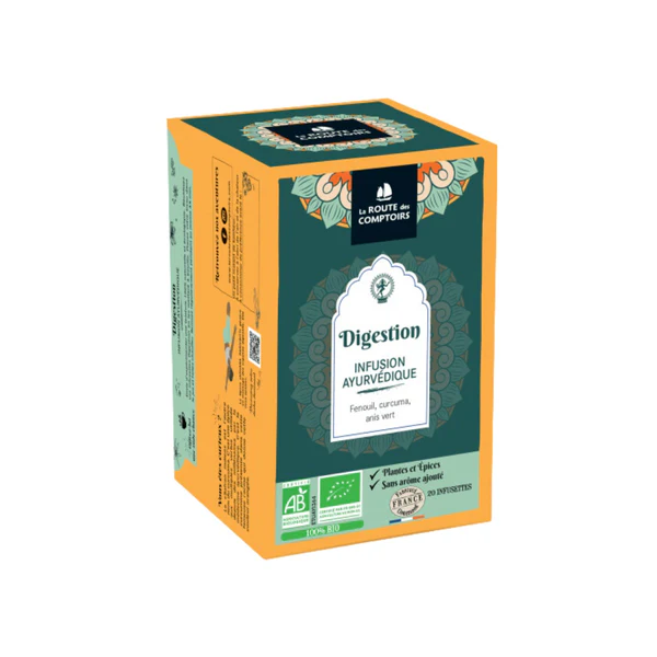 DIGESTION - Fenouil. curcula. anis vert 20 infusettes
