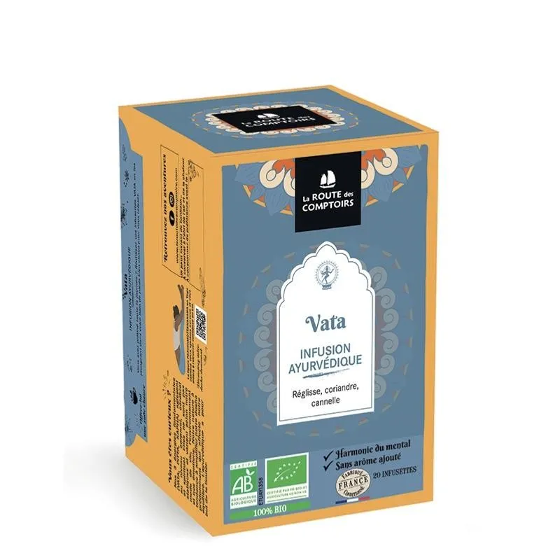 Ayurvédique VATA (coriandre, réglisse, cannelle) - 20 infusettes