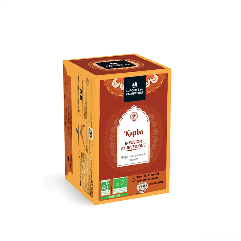Ayurvédique KAPHA (Gingembre, réglisse, citronnelle) - 20 infusettes