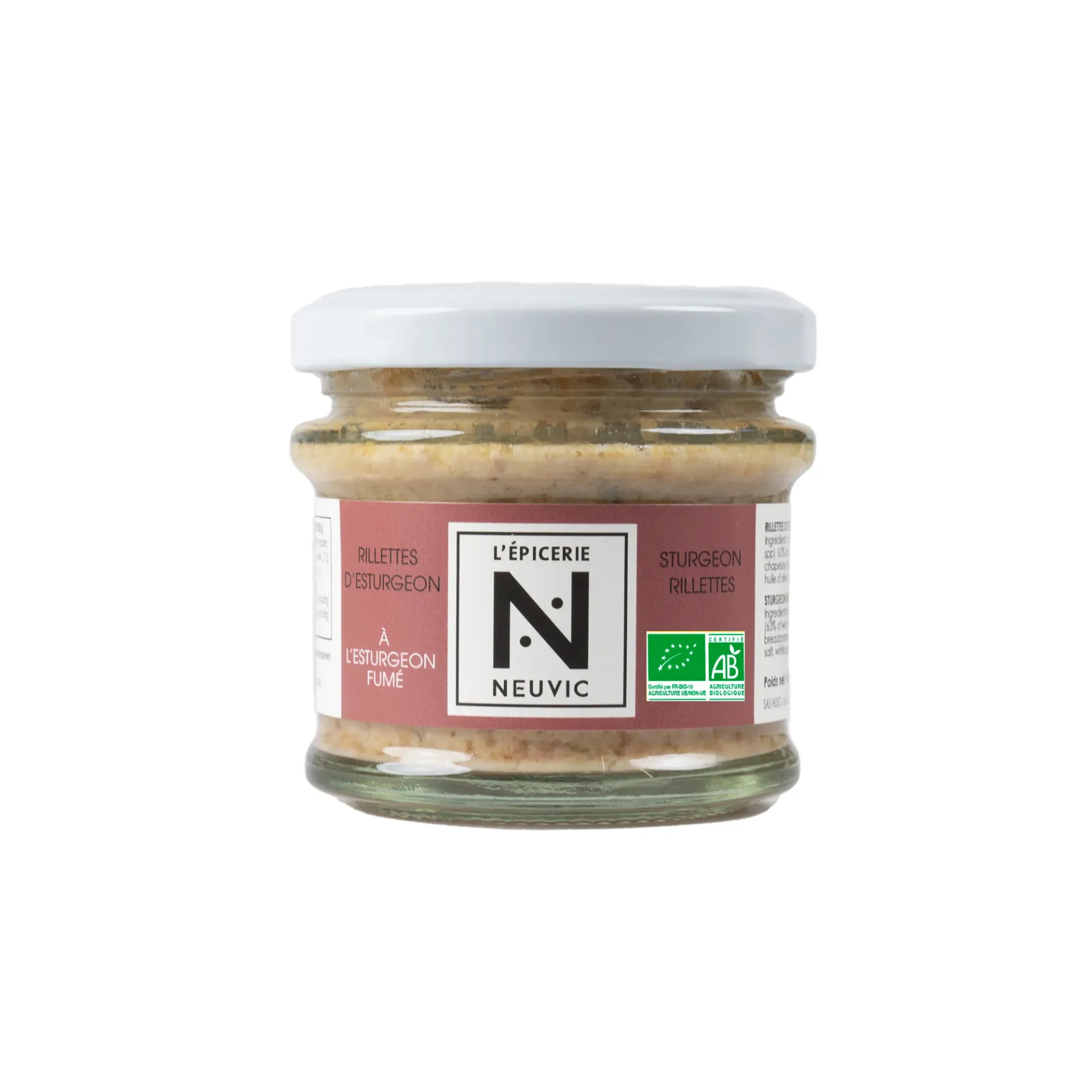 Rillettes d'esturgeon fumé - 90 g