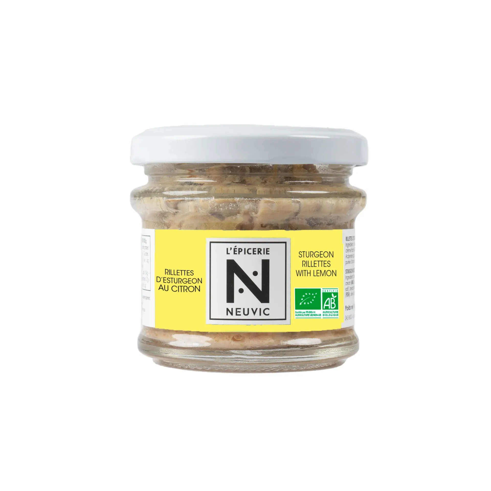 Rillettes d'esturgeon au citron - 90 g
