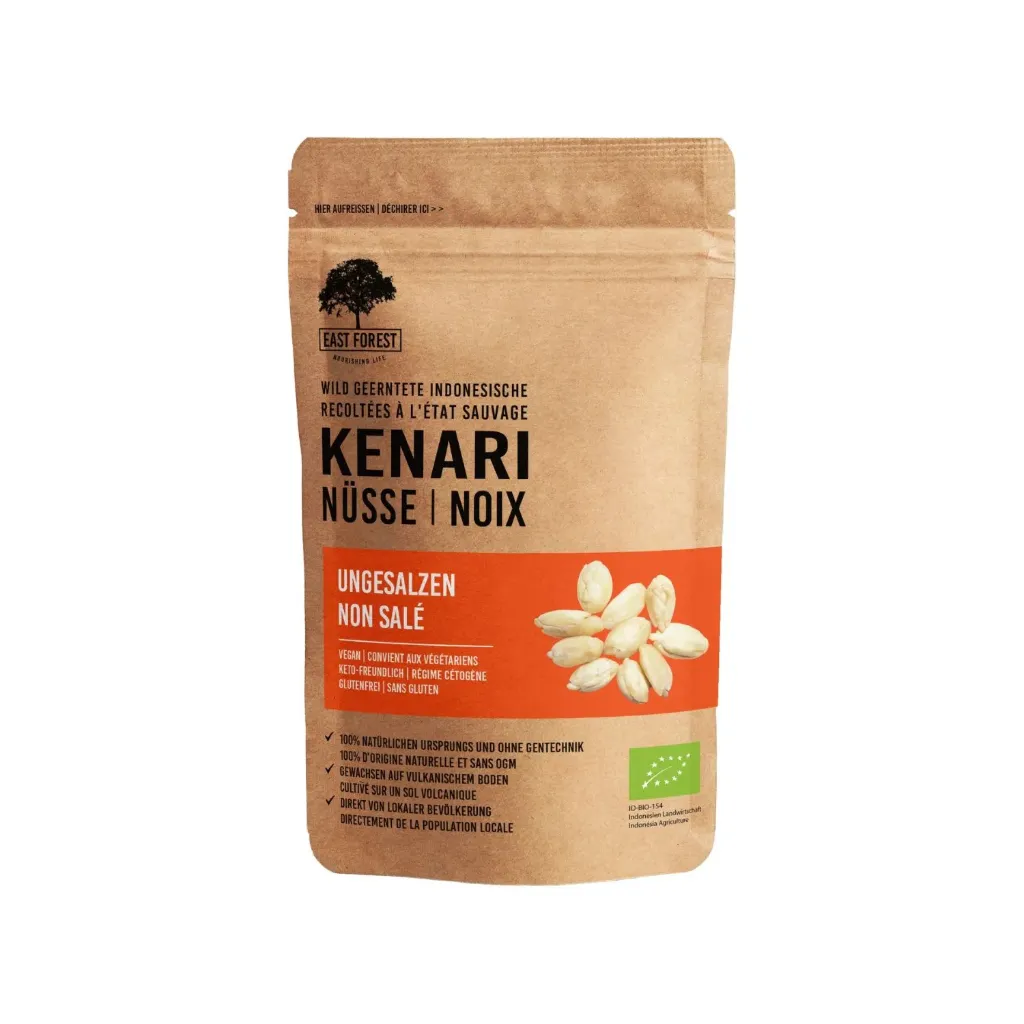 Ongezouten Kenari-noten - 80 g