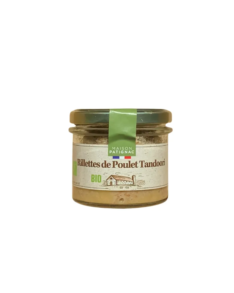 Rillettes de poulet tandoori (la délicieuse)- 90 g