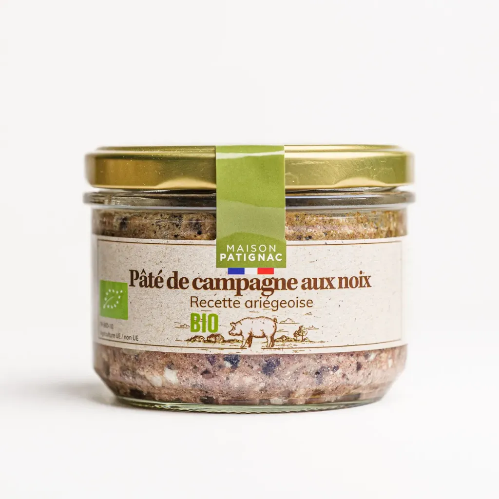 Pâté de campagne aux noix, recette ariégeoise  - 180 g