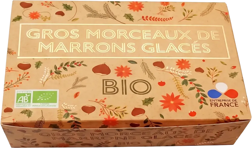 Ballotin marrons glacés gros morceaux  - 250 g