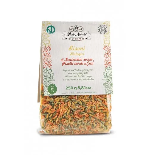 Risoni (lentilles pois verts & pois chiche) - 250g 