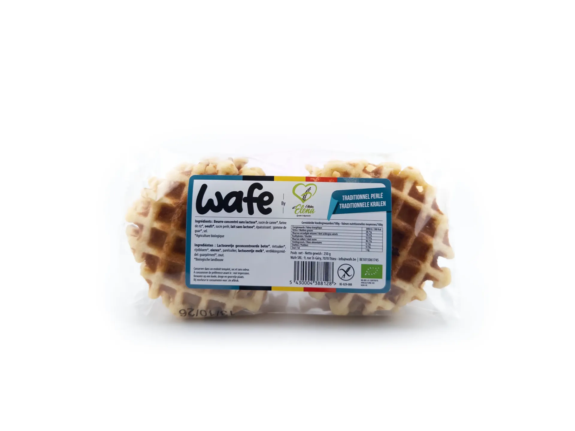 Galettes sans gluten au sucre perlé - 250g