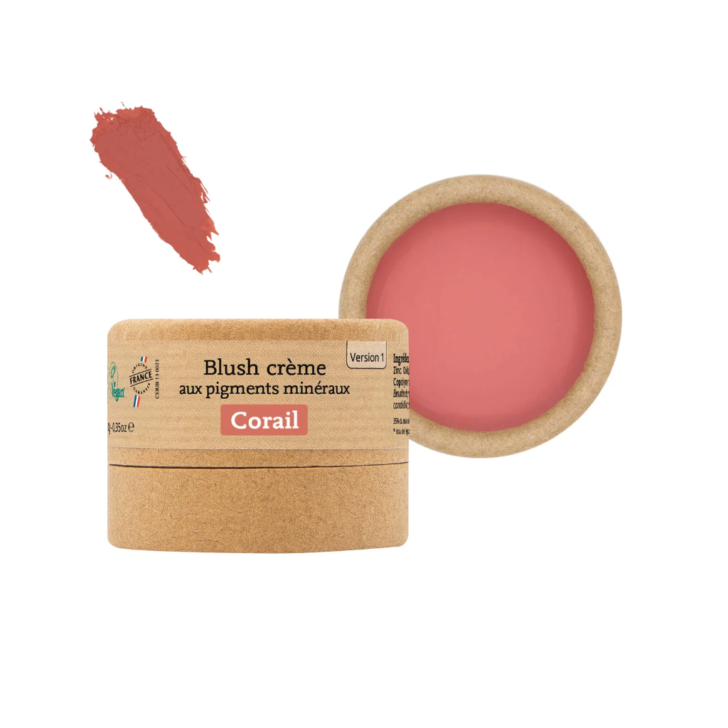 Blush crème met minerale pigmenten Koraal - 10g