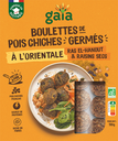 Boulettes de pois chiche germés ras el hanout & raisins secs - 190 g (frais)