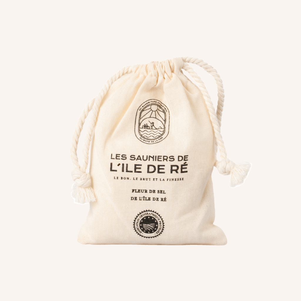 Fleur de Sel sachet toile - 125g (partenariat LPO - ile de ré IGP)