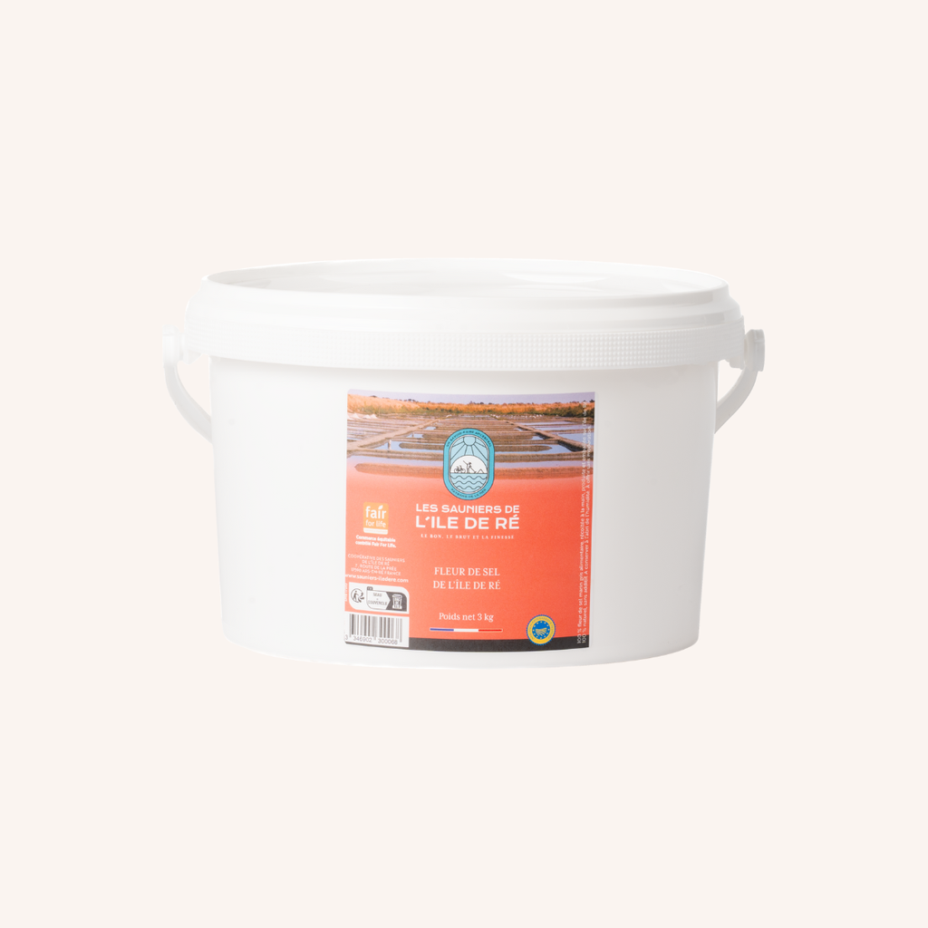 Fleur de Sel sceau - 3kg (partenariat LPO - ile de ré IGP)
