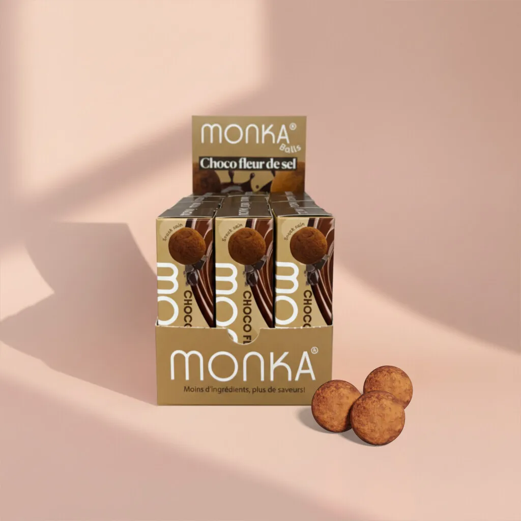 Balls Choco fleur de sel - 3 balls de 18g x 12