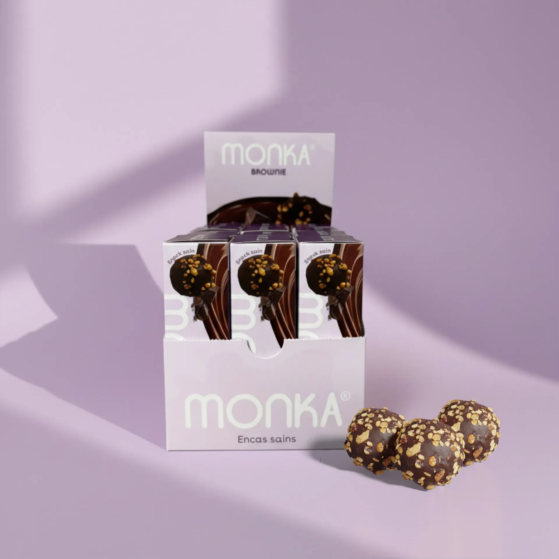 Balls Brownie - 3 balls de 18g x 12