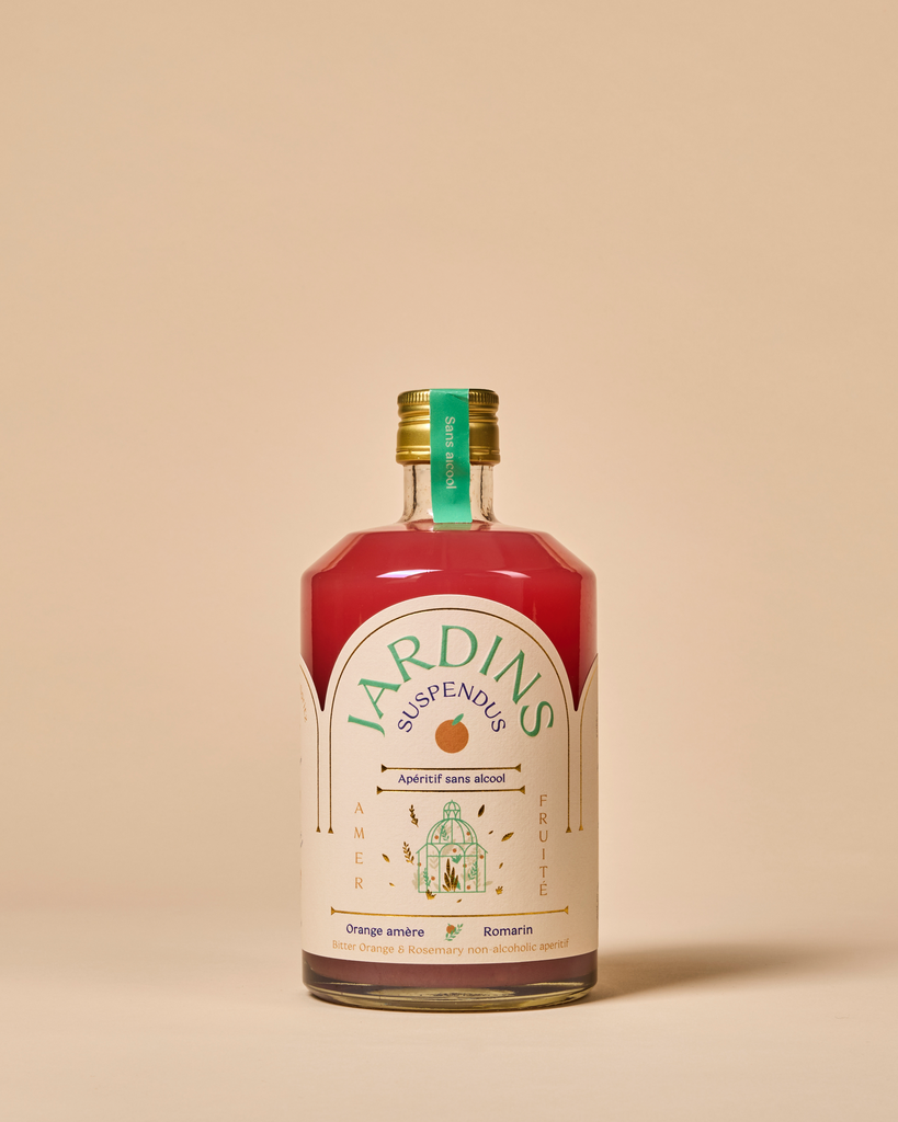 Apéritif sans alcool bio jardins suspendus (orange amère & romarin) - 70cl