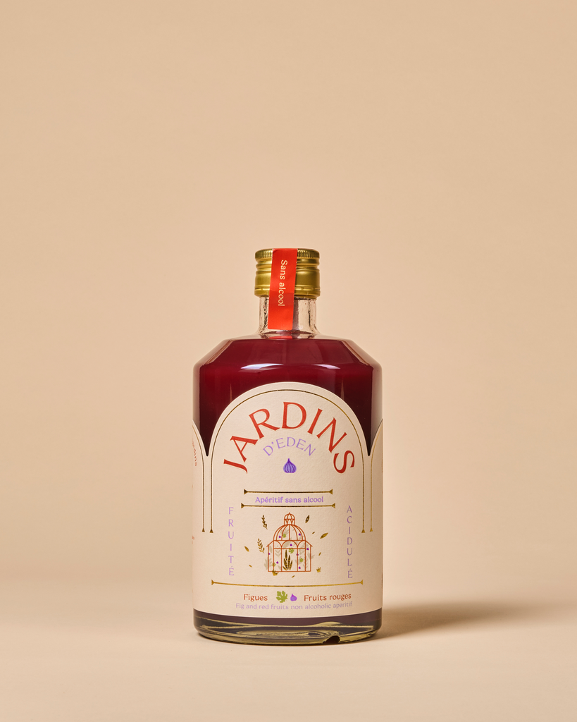 Organic non-alcoholic aperitif gardens of Eden (fig & red fruits)