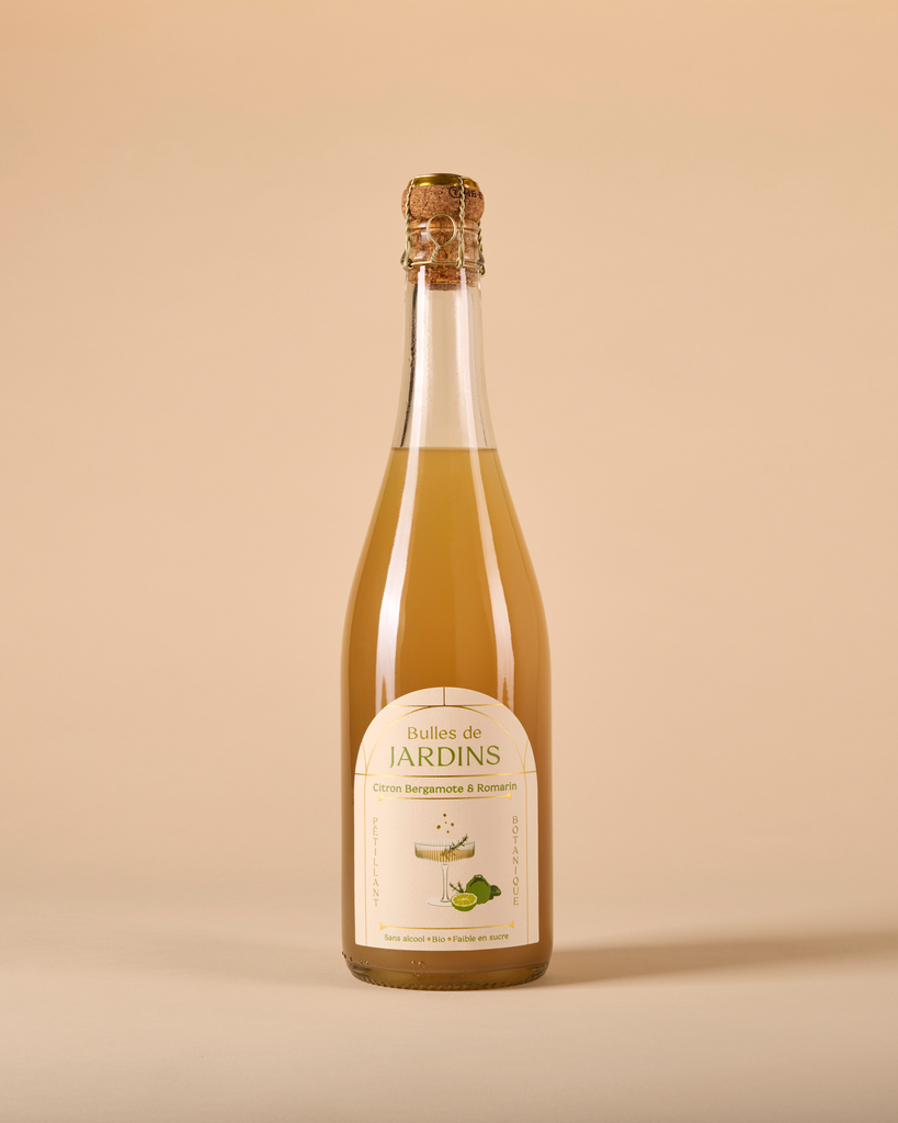 Organic bergamot & rosemary alcohol-free sparkling (garden bubbles) - 75cl