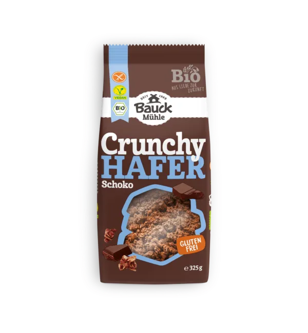 Muesli croustillant à l'avoine sans gluten au choco - 300g