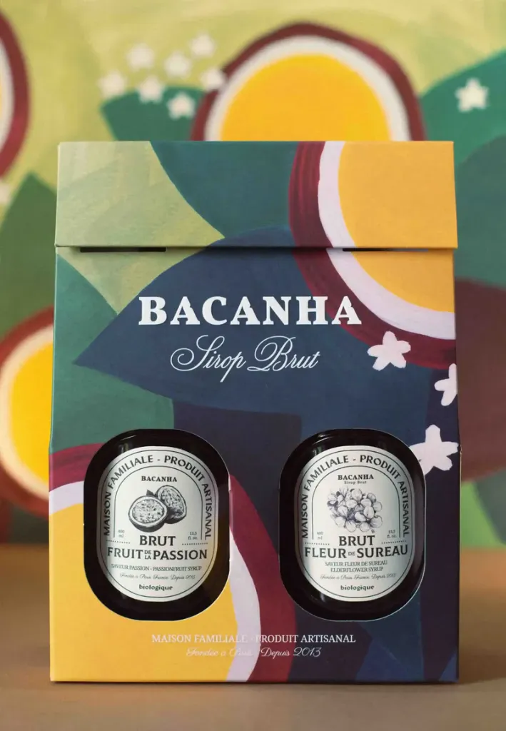 Coffret sirop bio Fleur de sureau & Fruit de la passion - 2x 400ml