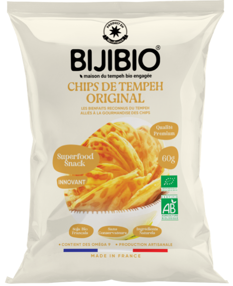Chips de tempeh bio - original