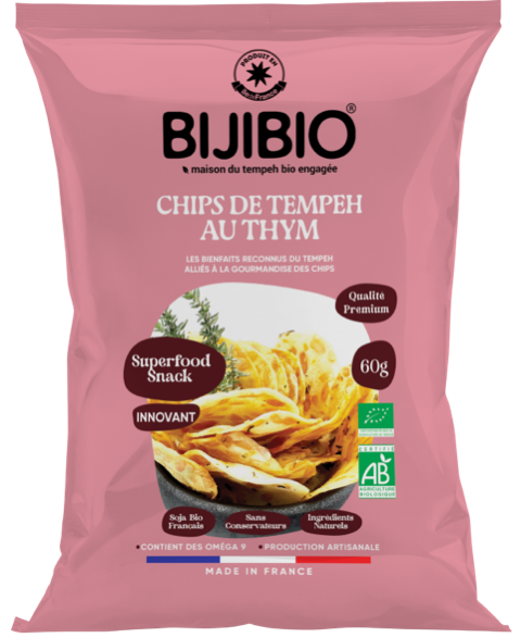 Chips Tempeh Bio Thym - 60 gr