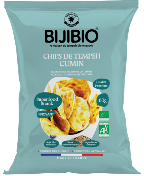 Chips Tempeh Bio Cumin - 60 gr