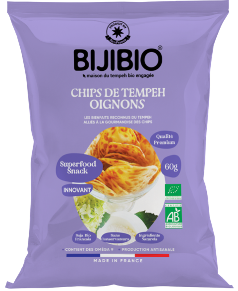 Chips Tempeh Bio Oignon - 60 gr