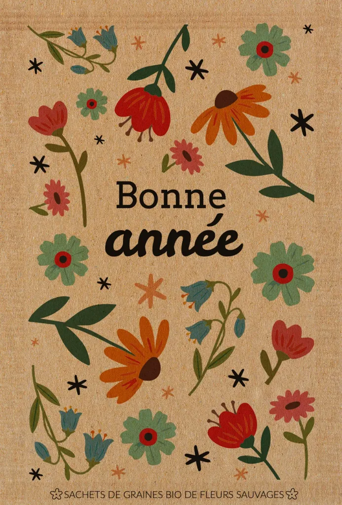 Sachet messsage : Bonne année