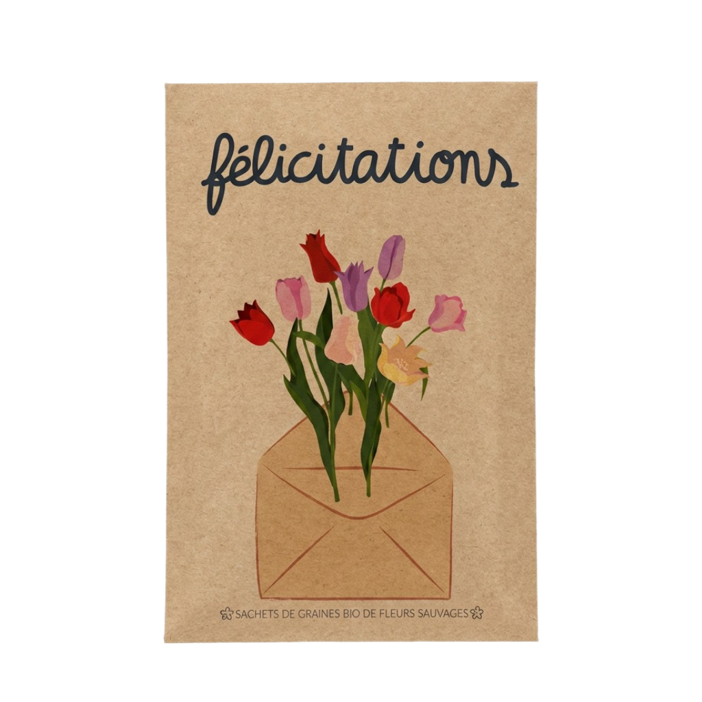 Sachet message : Felicitations
