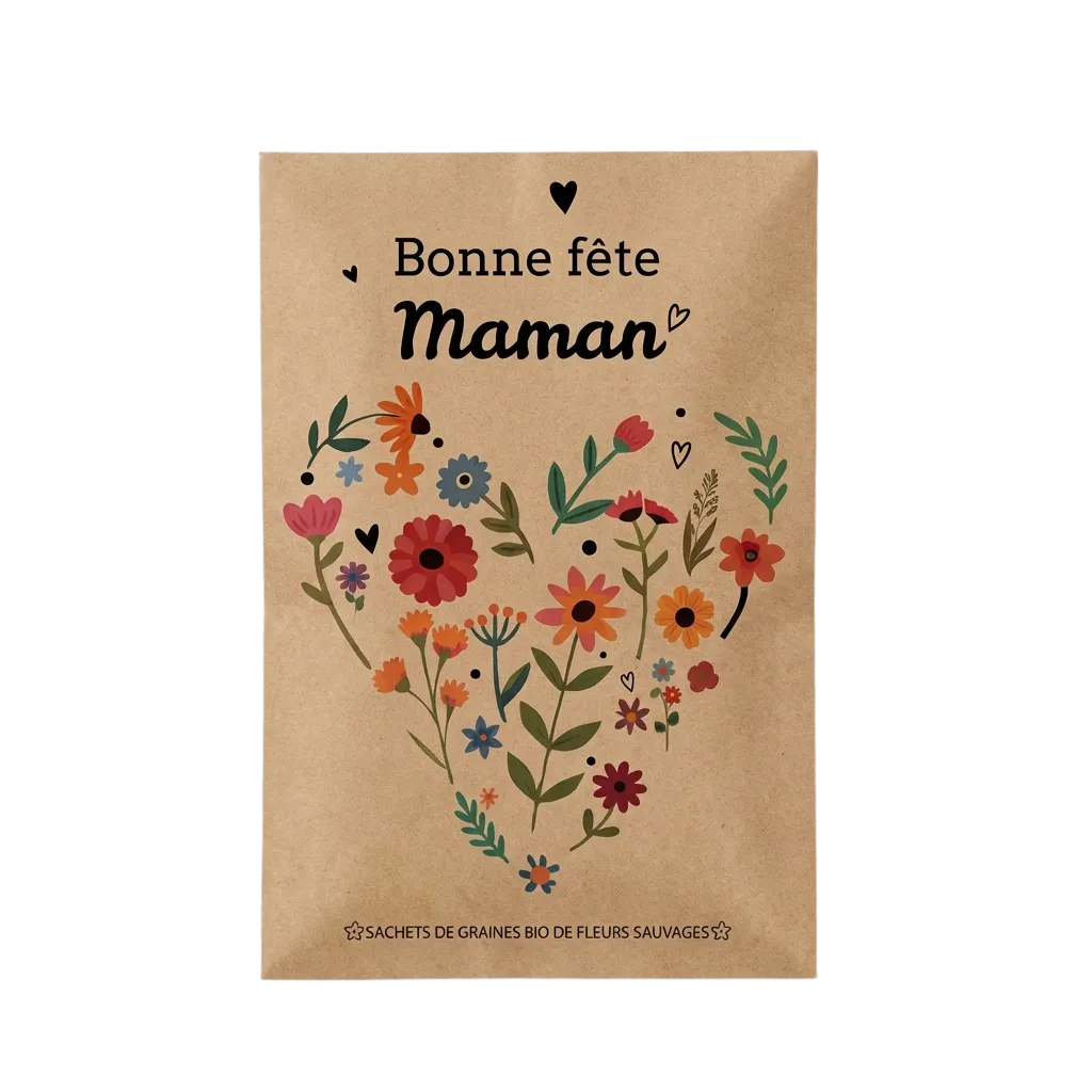 Sachet message : Bonne fête maman