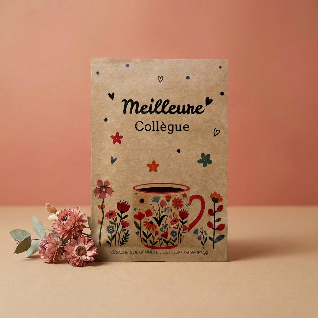 Sachet message : Meilleure collègue