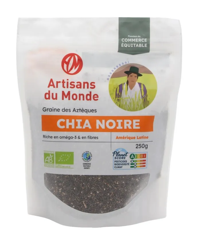 Graines de Chia d'Amérique Latine - 250g