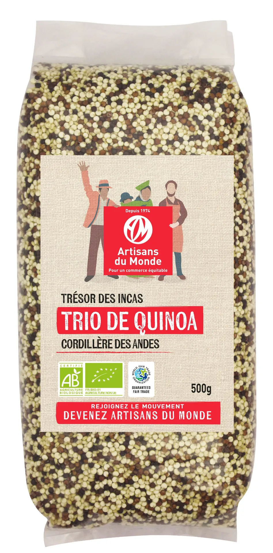 Quinoa trio (Origine Bolivie, Equateur ou Pérou) - 500g