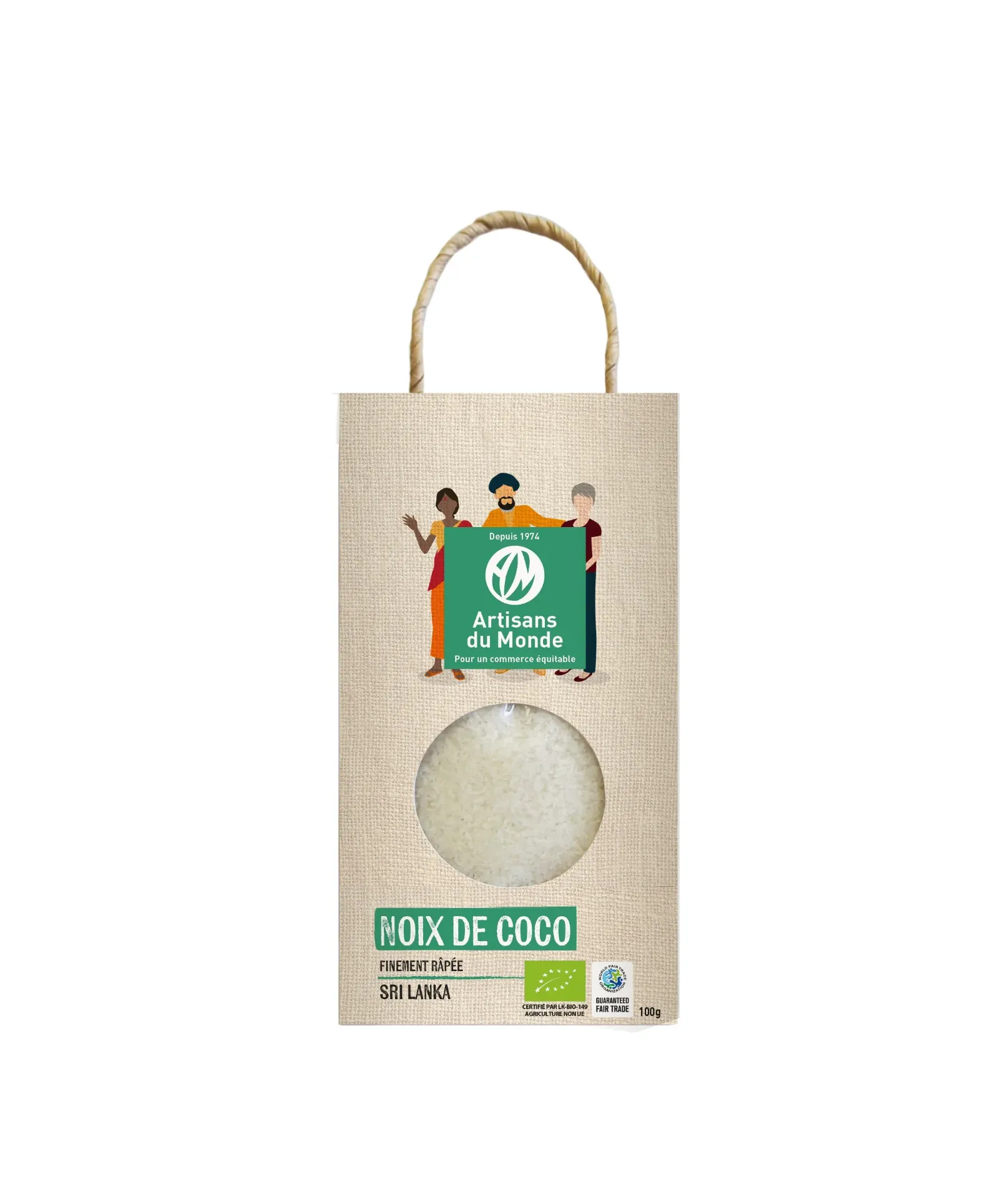 Noix de Coco râpée fine du Sri Lanka - 100g