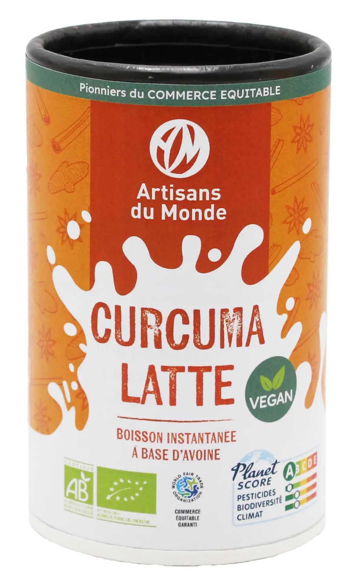 Curcuma Latté au lait d'avoine et sucre de coco - 250g