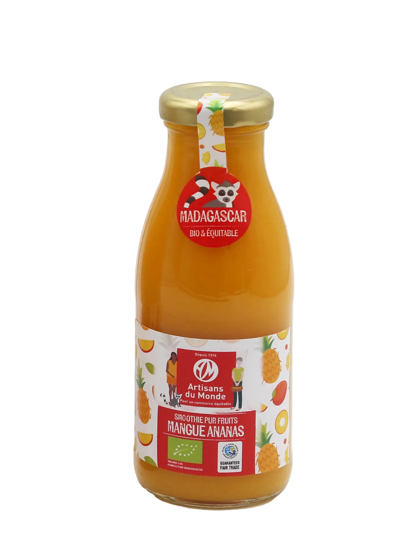 Smoothie de Madagascar Mangue Ananas - 25cl
