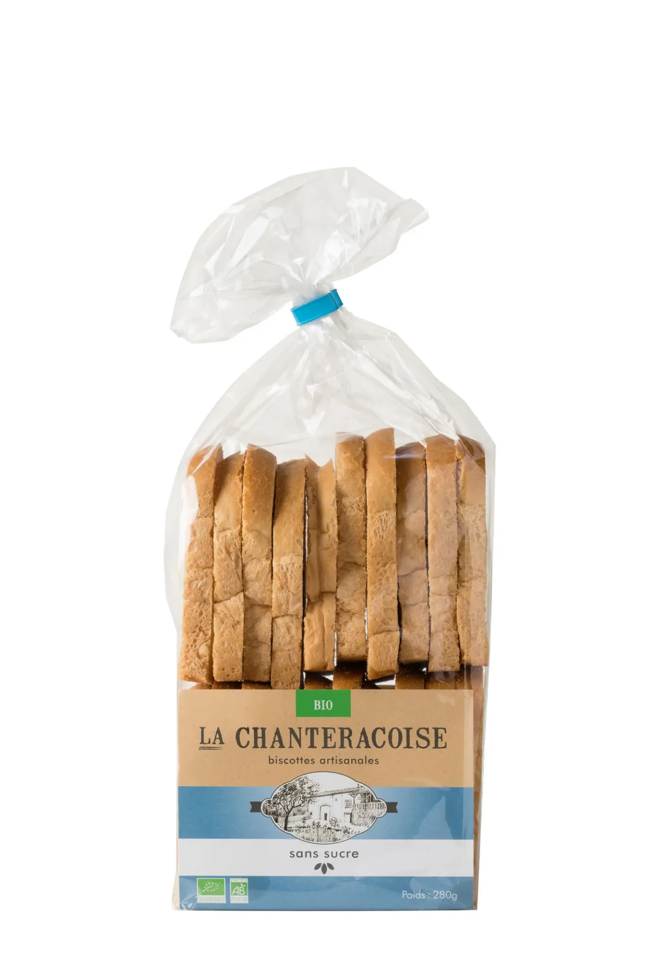 Biscottes bio sans sucre - 300gr