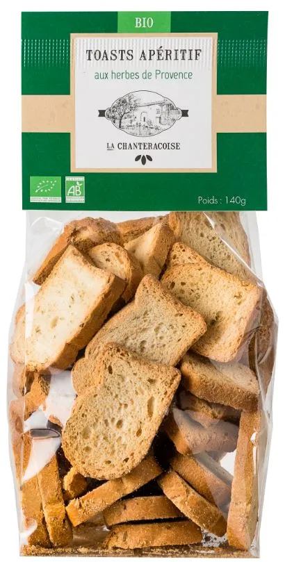 Toast bio aux herbes de Provence - 140gr