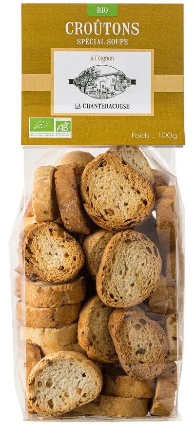 Croûtons bio ail - 100g