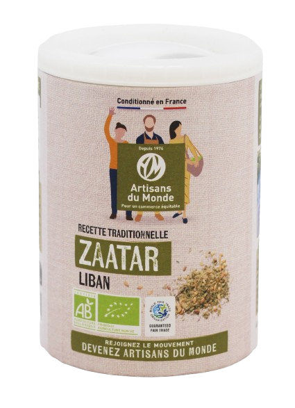 Zaatar (mélange d'épices du Liban) boite verseuse -100g