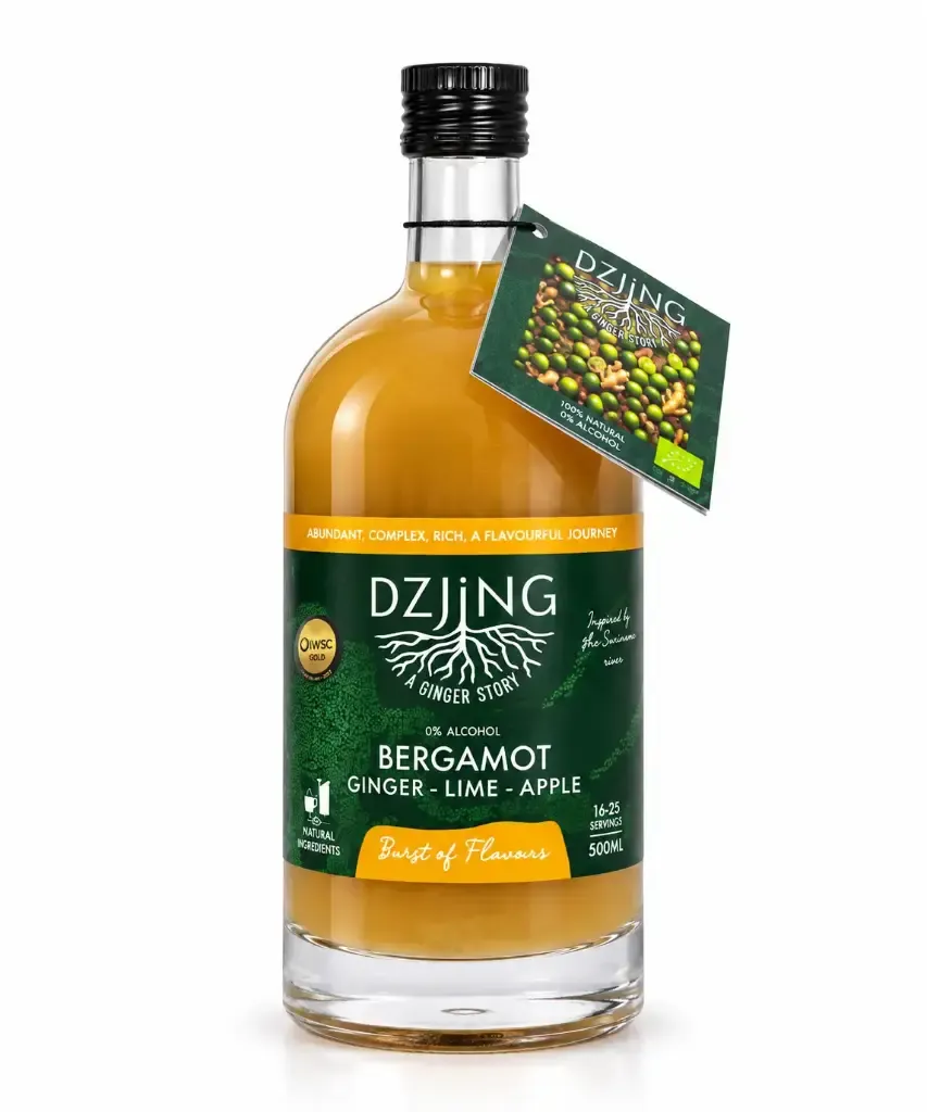Gingembre bergamote (thé vert & lime) - 500 ml